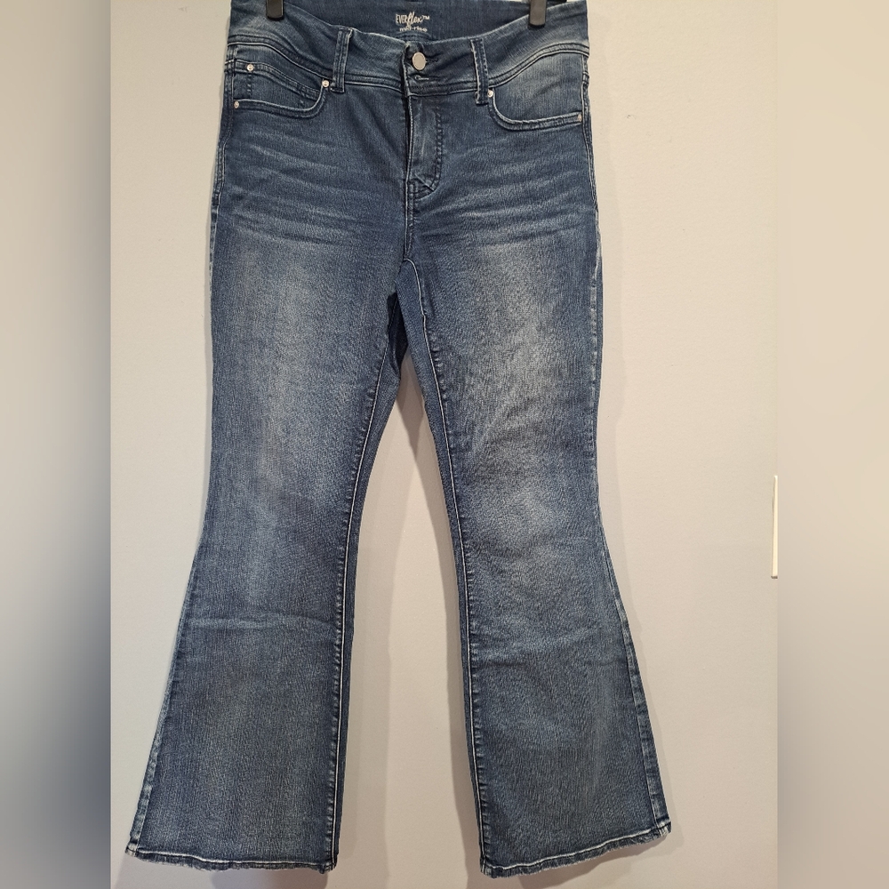 Ever flex wide leg jeans